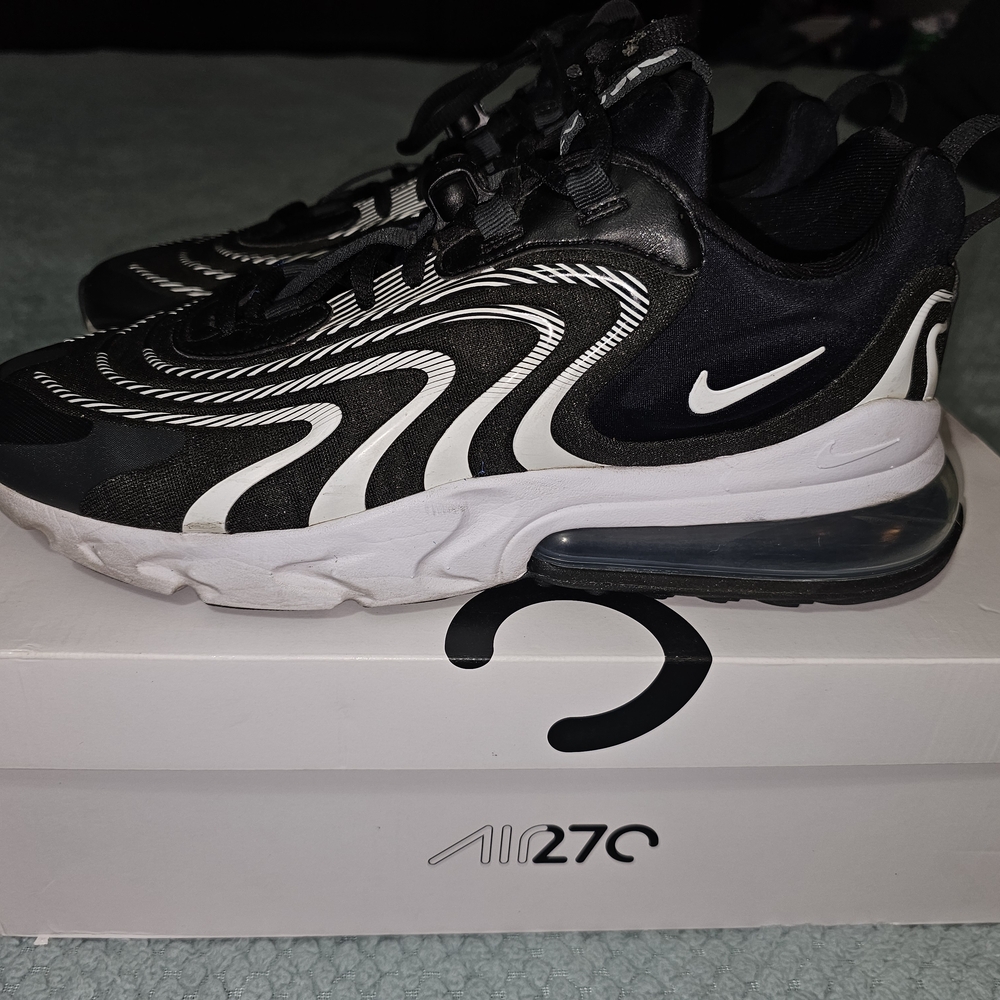 Nike Air Max 270 Black and White Shoes